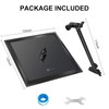 HarJue High Pressure Large Stainless Steel Square Rain ShowerHead With