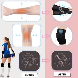 AXZTYYLA Rodilleras de voleibol mangas para brazos calcetines de voleibol y diadema 4 de voleibol mangas de antebrazo almohadilla de protección agujero para el pulgar adolescentes niñas y jóvenes