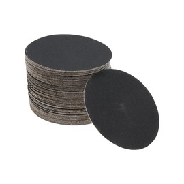 X AUTOHAUX Sandpaper Hook & Loop Sanding Sheets 75x75mm Black 240 Grit Efficient Grinding and Polishing Automobile Manufacturing and Repair Metal Processing