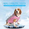 Dog Cooling Vest, Reflective Harness Cooling Jacket with Adjustable Zip,