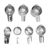 7Pcs Measuring Cups Set Stainless Steel Stackable Multifunctional Metal Nesting