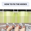 WedDecor Shower Curtains Mould Proof Resistant, Waterproof PEVA Shower Curtain