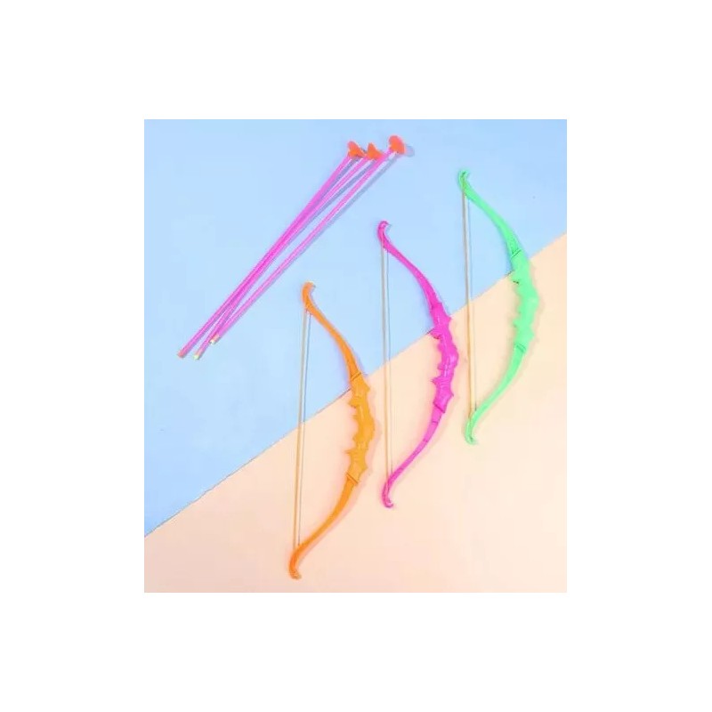 IDECOR 20 Arcos Flecha Tiro Blanco Juguete Piñata Bolo Fiesta