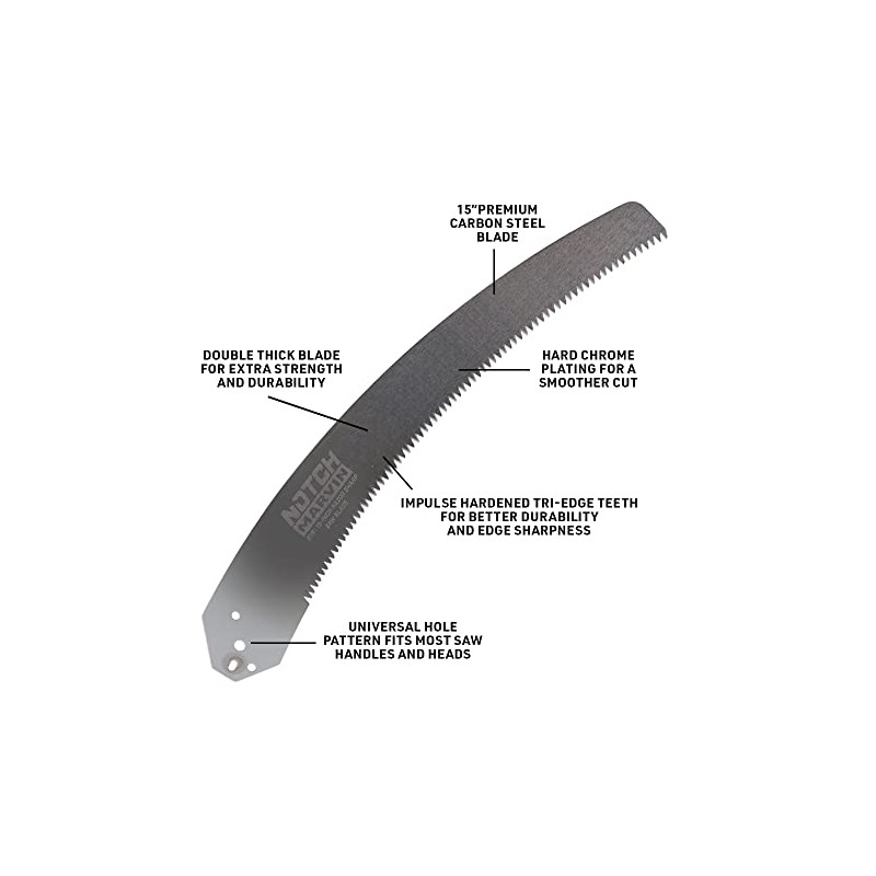 Notch S-15 15-inch (380mm) Heavy Duty Tri-Edge Pole Saw Replacement