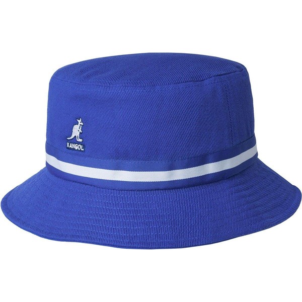 Kangol Stripe Lahinch - Sombrero de cubeta, color azul, Blue, Medium