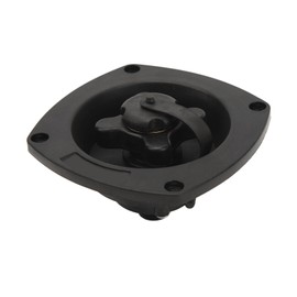 RV White City Water Fill Inlet, Wall Mount Pressure Regulator for Trailer RV Motorhome, 100PSI to 45 PSI, Built in Check Valve, Suitable for Standard Hose Fitting (Black)