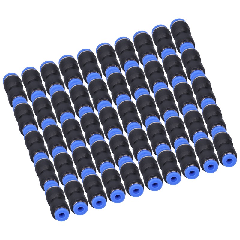 50Pcs Pneumatic Reducing Connector Straight Push in Reducer Fittings for