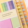 2-in-1 Sticky Notes Set - 220 Sheets Candy Color Sticky