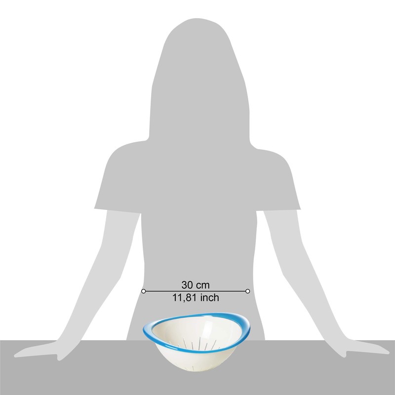 Colander and colanders for Vegetables, 26 cm in Diameter, Purple,