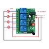 New TYP Universal dc 12v 24v 36v 72v 4 Channels