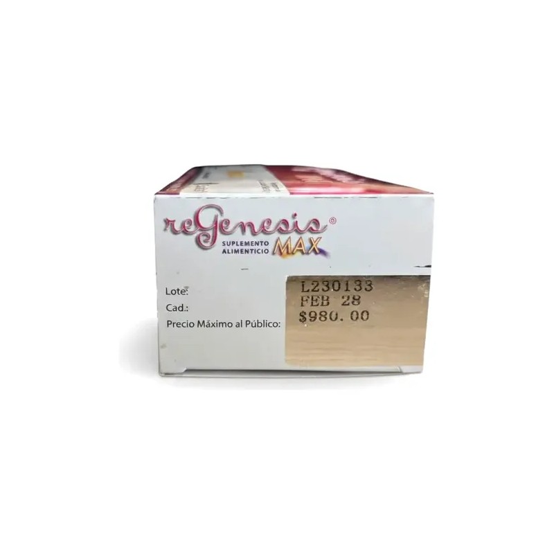 Pack 3 Regenesis Max Omega 3 Ácido Fólico 60 Cápsulas