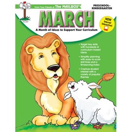 March: A Month of Ideas At Your Fingertips!: Preschool-kindergarten (Mailbox monthly series, TEC247)