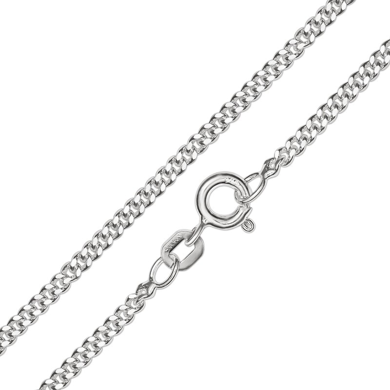 CLEVER SCHMUCK Set Silver Large Men's Cross 32 mm Inside