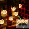 AWQ 20 LED 41FT Globe Ball String Lights, G40 Crystal