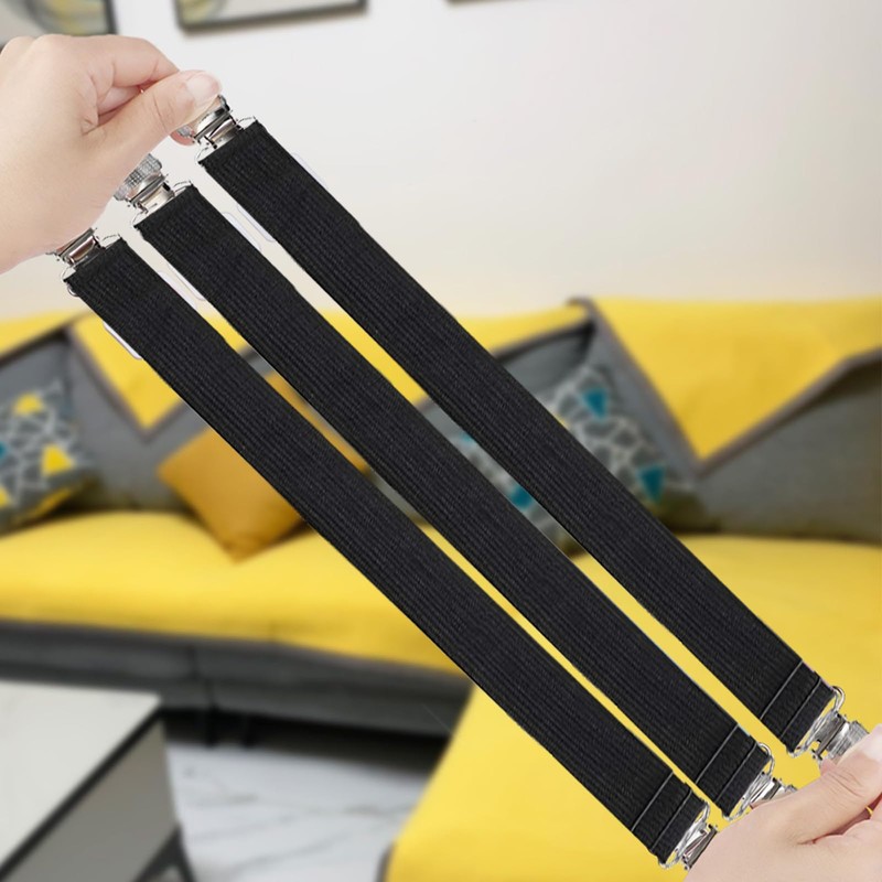 Table Cloth Holder Clips Hidden Strap 5 Pack - Adjustable