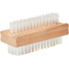 Wooden Nail Brush - Double Sided Fingernail Toenail Scrubbing -