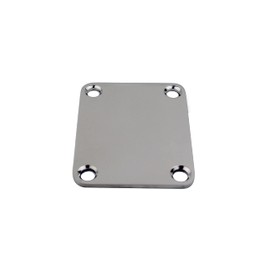 Guyker Titanium Alloy Guitar Neck Plate, 4-Bolt Electric Guitar Bass Neck Joint Plate, NeckPlate Replacement Part