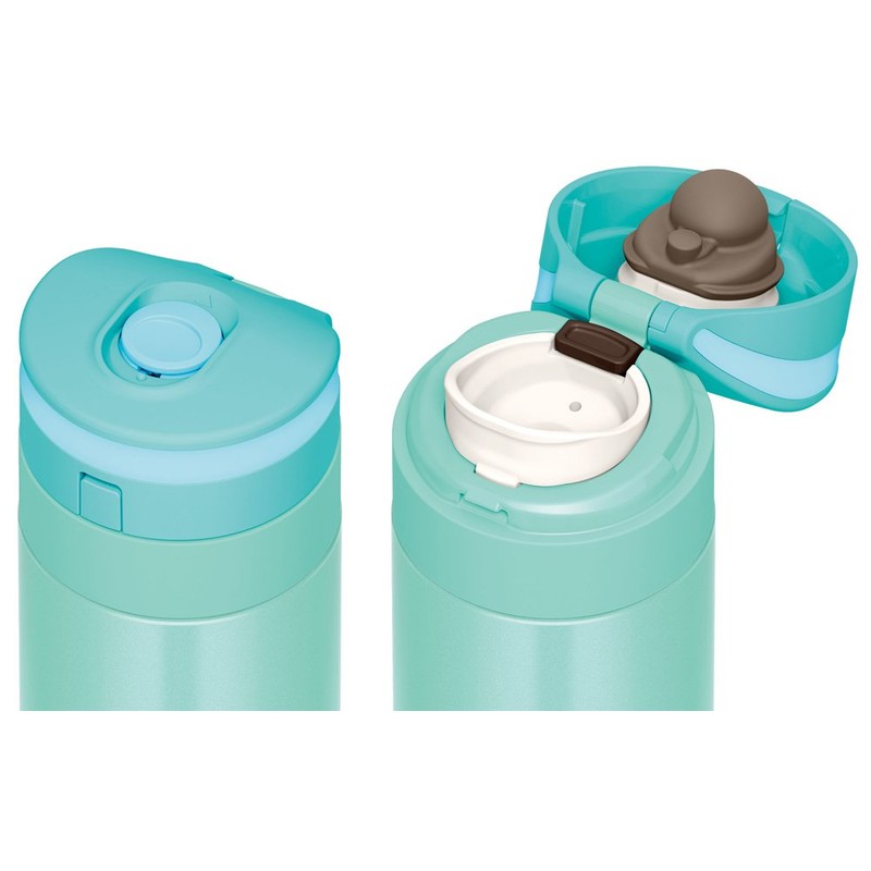 Thermos Vacuum Insulated Travel Flask, One - Touch Open Type,