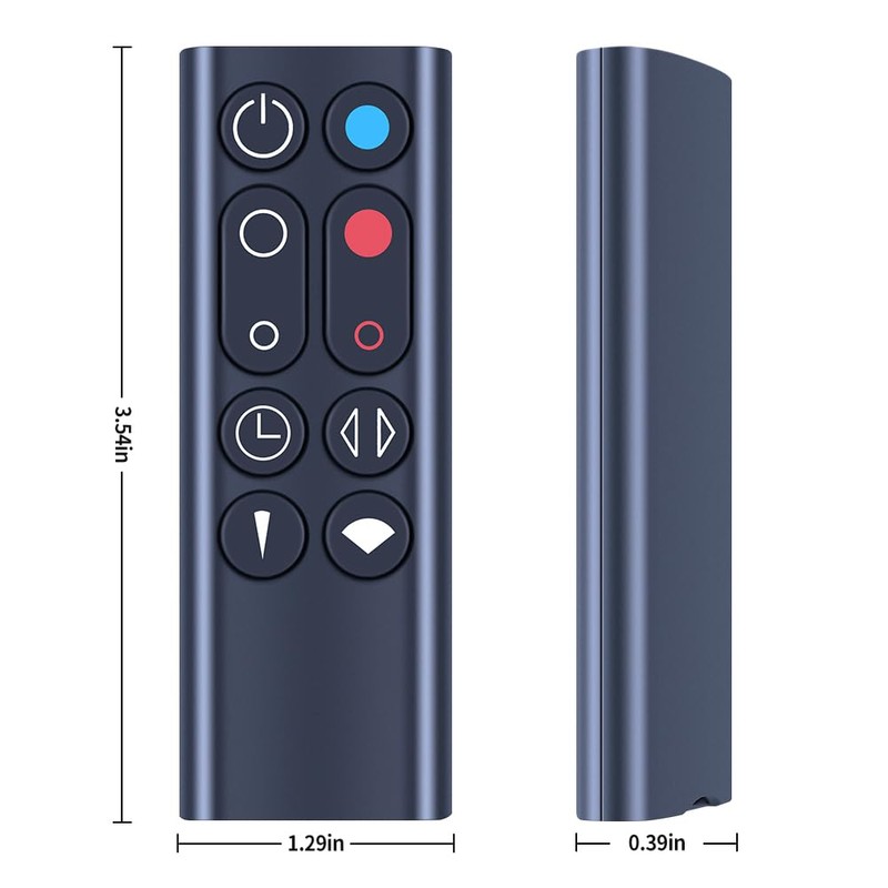 GOUYESHO New Replacement Remote Control for Dyson Fan AM09 (Black)