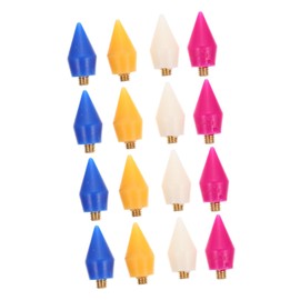 Baluue 16pcs Drill Pen Crayon Head Replacement Wax Heads for Rhinestone Picker Metal Supplies