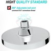 High Pressure Rain Showerhead Rainfall Shower Nozzle for Household Bathroom