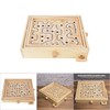 Adult Kid Wooden Educational Maze Brain Training Board Game Educational