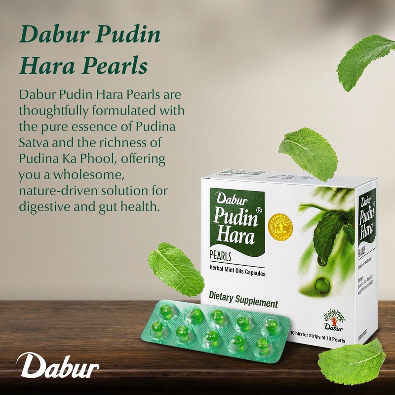 Dabur Pudin Hara Pearls - Daily Digestive Care Supplements for