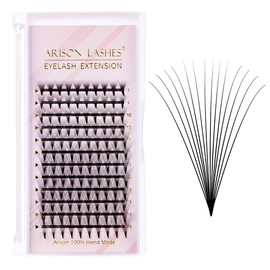 Premade Fans Eyelash Extensions Fan Volume Eyelashes Russian Volume Eyelashes Finished Fan Eyelashes Clutch Eyelashes for Eyelash Extension(14D-0.07D-(9-16mm) mix)
