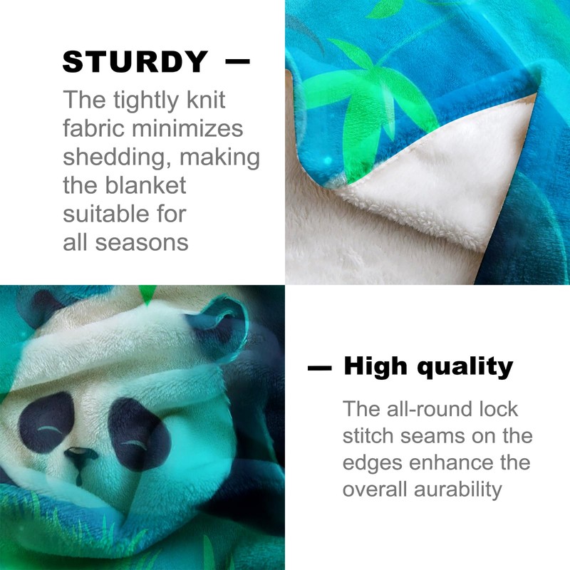 VODRM Fox Blanket,40x50in,Cute Woodland Foxes Autumn Forest Foliage Mushroom Throw