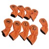 9pcs Golf Club Cover PU Leather Stylish Portable Golf Head