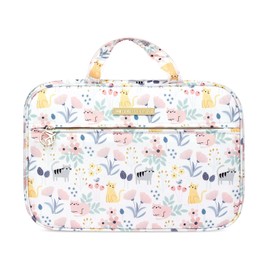 ByYear Toiletry Bag, Water-Resistant Hanging Travel Makeup Organizer with TSA Approved Transparent Cosmetic Bag for Women and Men