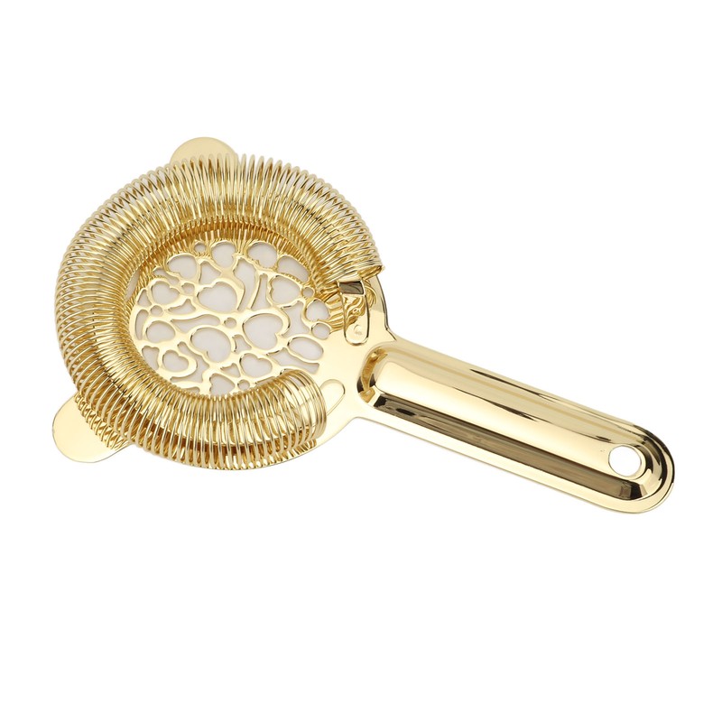 Cocktail Strainer Stainless Steel Gorgeous Glossy Bartending Ice Strainer for