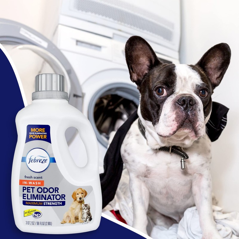 Febreze Laundry Detergent Additive for Pet Supplies, Maximum Strength In
