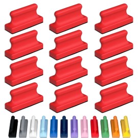 Glassboard Studio Mega Magnets - Neodymium - Heavy Duty, Colorful, Ergonomic, Ideal for Crafting, Quilting, and as Magnetic Knife Holders (12, Cherry Red Pawn)