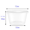 XINGLIAN 200 Pieces 4 oz Clear Small Plastic Containers with