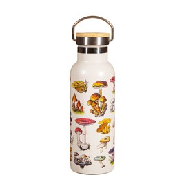 Sass & Belle Vintage Mushroom Metal Water Bottle