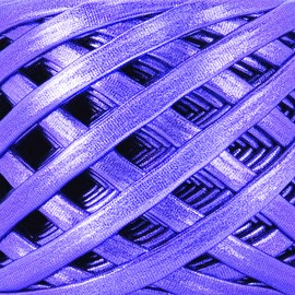 Mira Filati Premium Leather Look Yarn, Shiny Shirt Yarn, Cloth Yarn for Knitting, 120g/60m (LY13 Purple)