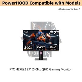 PowerHOOD 24V AC/DC Adapter Compatible with KTC H27E22 27" 240Hz QHD Gaming Monitor Display Replacement for SOY-2400700-454 24VDC DC24V 24volt 24.0 Volts Power Supply Cord Charger Cable PSU