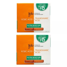 Belo 4 Bars BELO INTENSIVE WHITENING TRANEXAMIC ACID EXTRA MOISTURE BAR SOAP 65g