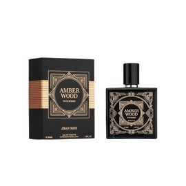 Jean Rish Amber Wood Eau De Toilette - Perfume for Men (3.4 Fl Oz / 100ml) with Cardamom, Sandalwood & Amber Notes - Long Lasting and Luxury Fragrance, Made in USA