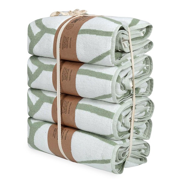Sand Cloud Turkish Bath Towels Bundle for Bathroom, Set of