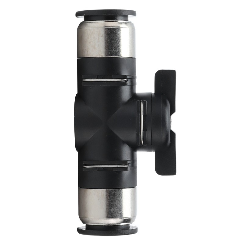 Push To Connect Straight Union Ball Valve Quick Release Pneumatic
