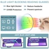 CLASAGA Progressive Multifocus Reading Glasses for Women,Blue Light Blocking Spring
