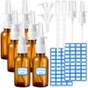 ZHWKMYP 14 Pcs Nasal Spray Bottle, 30ML/1OZ 6 Pcs Empty