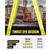 4 Pcs Twisted Eye Lifting Sling with UV Resistance, Lucky