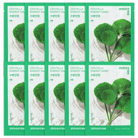 (10 sheets)Innisfree Energy Mask Centella asiatica / (10매)이니스프리 에너지 마스크 병풀