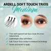 Ardell False Eyelashes Soft Touch Trios Individuals Medium Black 4