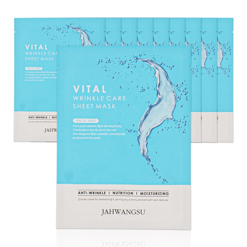 Jahuangsu Vital Wrinkle Care Sheet Mask 25ml, 10 sheets /