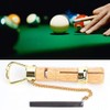 Wooden Cue Tip Clamp, Portable Snooker Pool Tip Repair Replacement