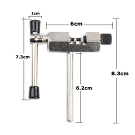 ‌Professional Bicycle Chain Breaker&Repair Kit High Grade Chromium Steel Construction 5-10 Speed Universal Compatibility Compact and Portable Suitable for Shangdi Bike, Off-Road Bicycles, etc